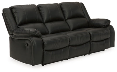 Calderwell Black Reclining Sofa