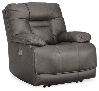 Wurstrow Smoke PWR Recliner/ADJ Headrest