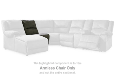 Benlocke Flannel Sectional Armless Chair