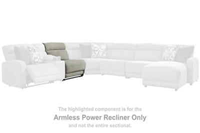Colleyville Stone Sectional Armless PWR Recliner