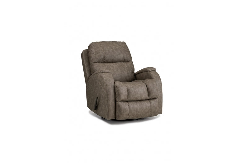 Zena Swivel Glider Recliner (Taupe)