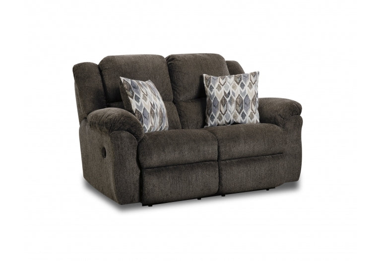 Newport  Reclining Loveseat with pillows (Clove)