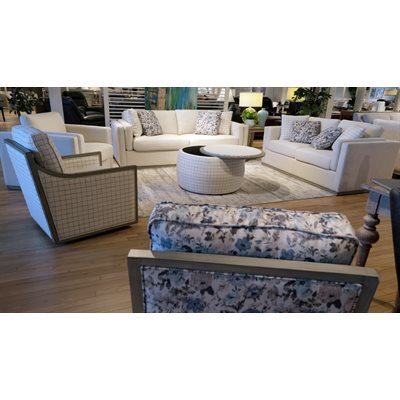 U3947 SOFA W/4 PILLOWS - CREAM
