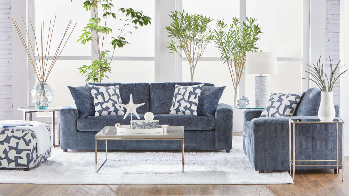 14600 - Jackson Indigo Sofa