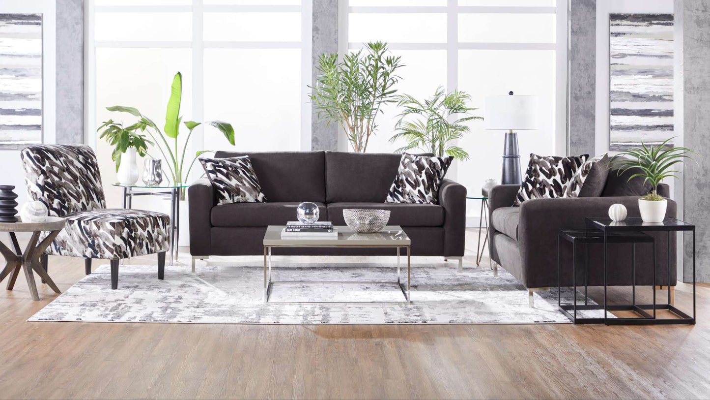19500 - Posh Espresso Sofa