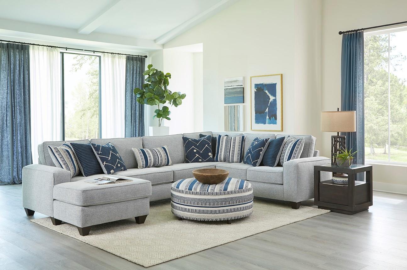 Persia LAF Chaise - Indigo