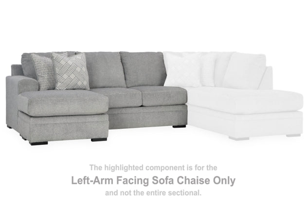 Casselbury Cement Sectional Left Hand Facing Sofa Chaise