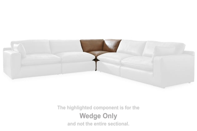 Emilia Caramel Sectional Wedge