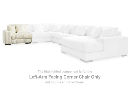 Lindyn Ivory Sectional Left Hand Facing Corner Chair