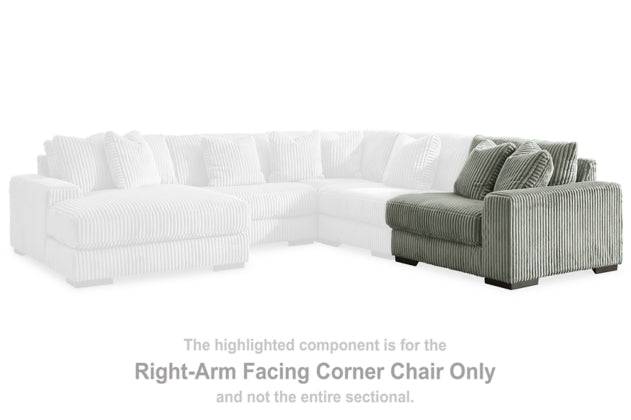 Lindyn Fog Sectional Right Hand Facing Corner Chair