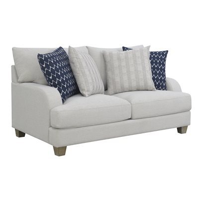 LANEY LOVESEAT W/4 PILLOWS-GREY
