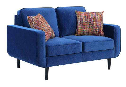 JAX LOVESEAT W/2 PILLOWS-ROYAL BLUE