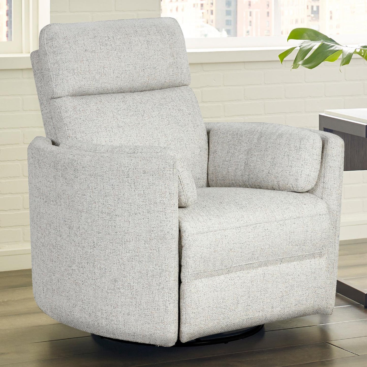 Radius Natural Beauty Quartz Power Swivel Glider Recliner