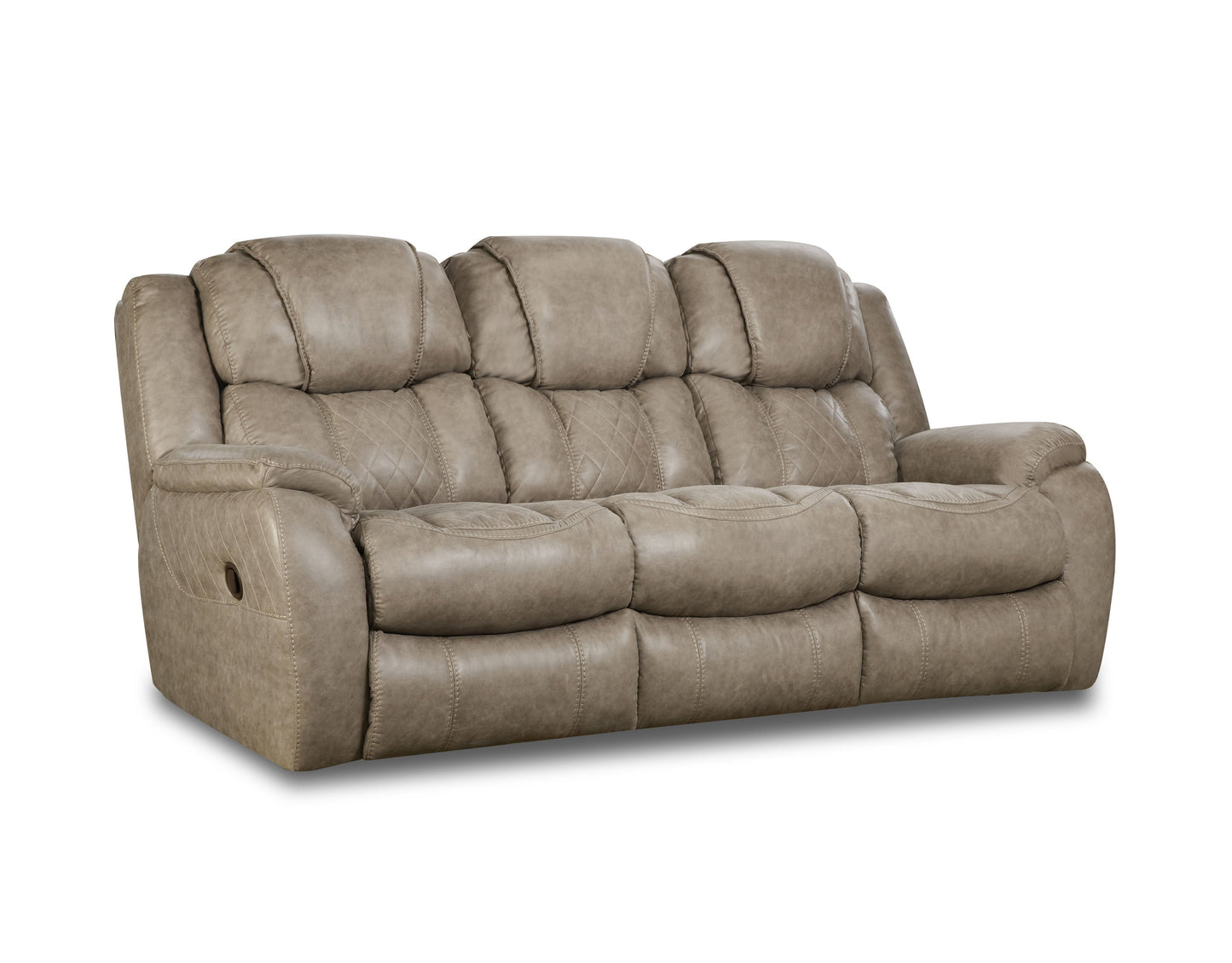 Daytona Reclining Sofa (Mushroom)