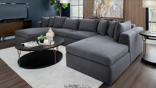 TEDDY GUNMETAL LOVESEAT