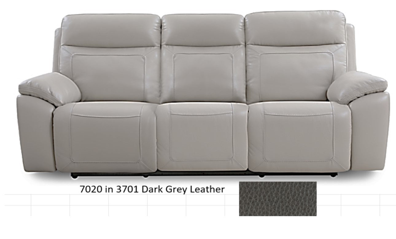 Softee Grey Leather - U70202HM AL1-1ZGEH (3701) LAF P2 Zero Gravity Recliner