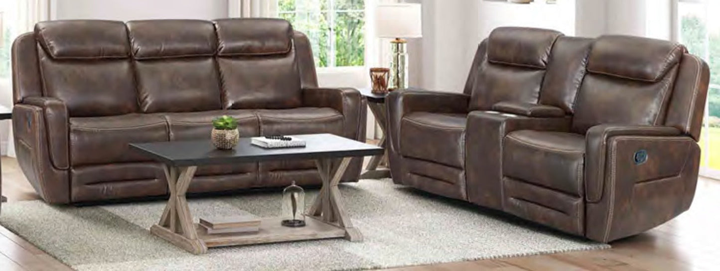 Maverick Brown Reclining Sofa