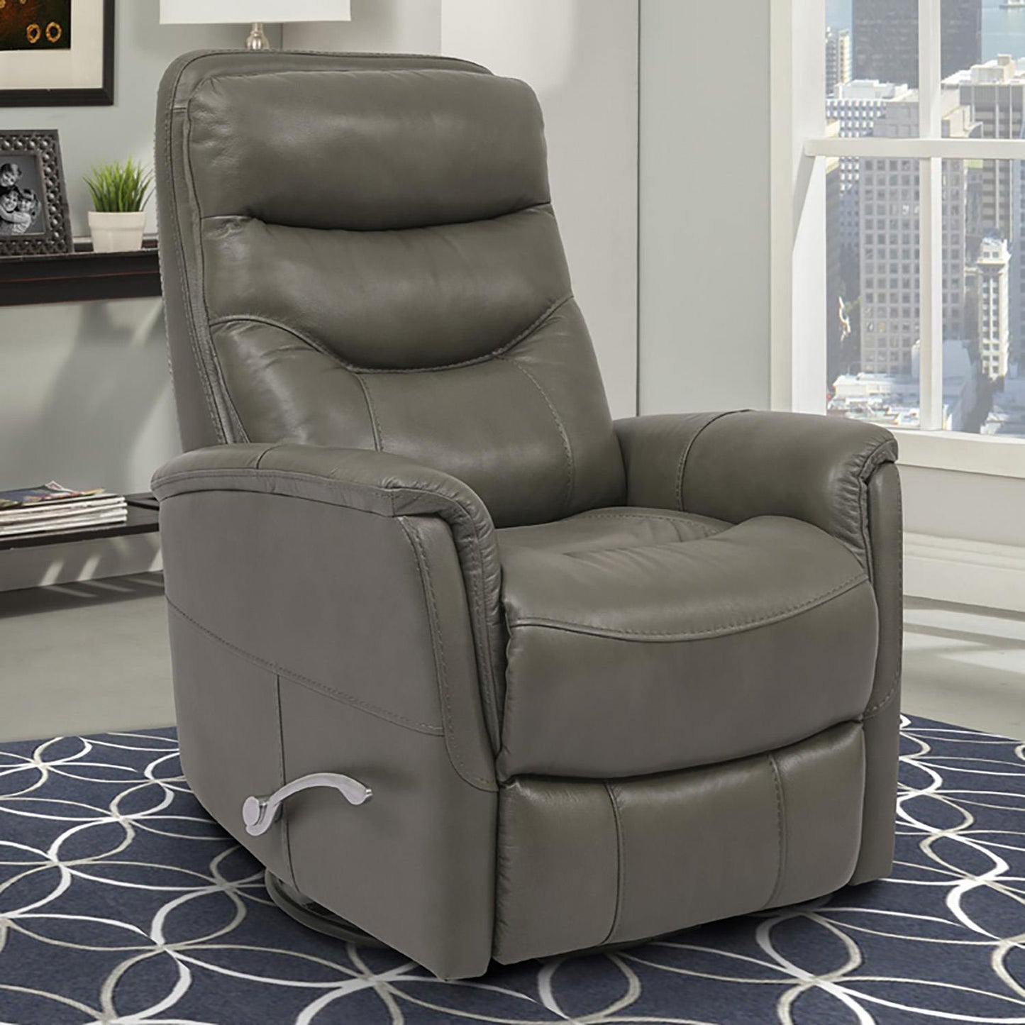 Gemini Ice Swivel Glider Recliner