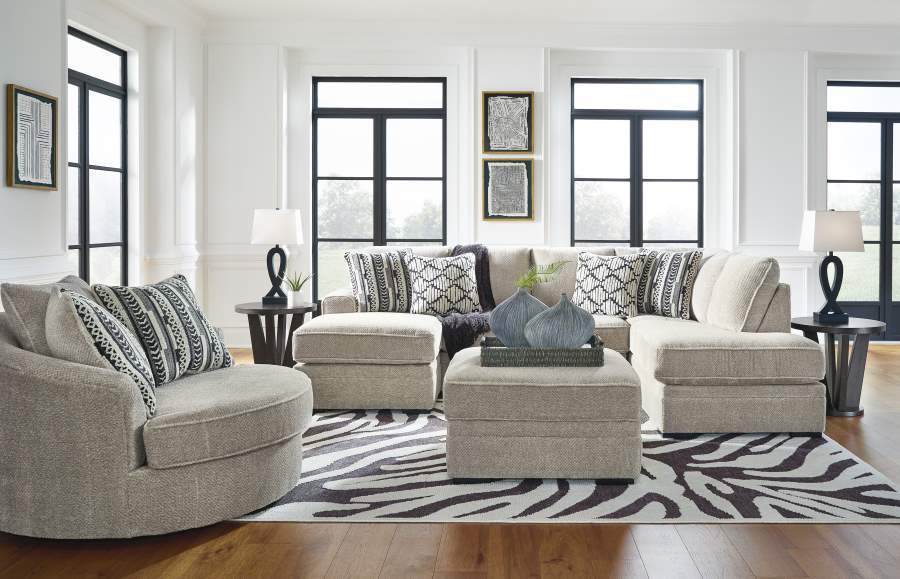 Calnita Sisal Sectional LAF Sofa Chaise