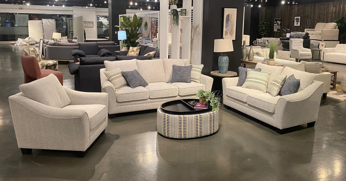 U3817 SOFA W/ 4 PILLOWS - GRAY