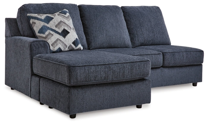 Albar Place Cobalt Sectional Left-Arm Facing Sofa Chaise