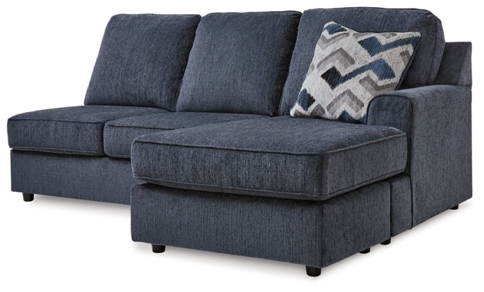 Albar Place Cobalt Sectional Right-Arm Facing Sofa Chaise
