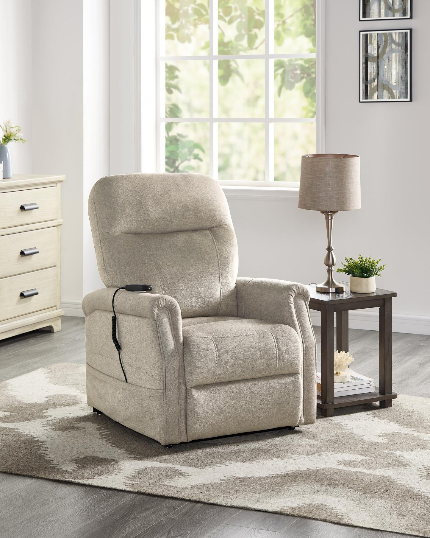 Rhodes  Single Motor Lift Chair (Khaki)