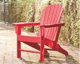 Sundown Treasure Adirondack Chair (Red)