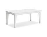 Hyland Wave White Rectangular Cocktail Table