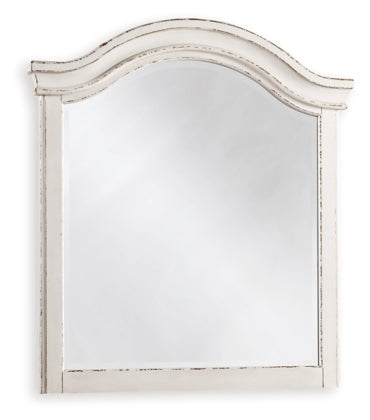 Realyn Chipped White Youth Mirror