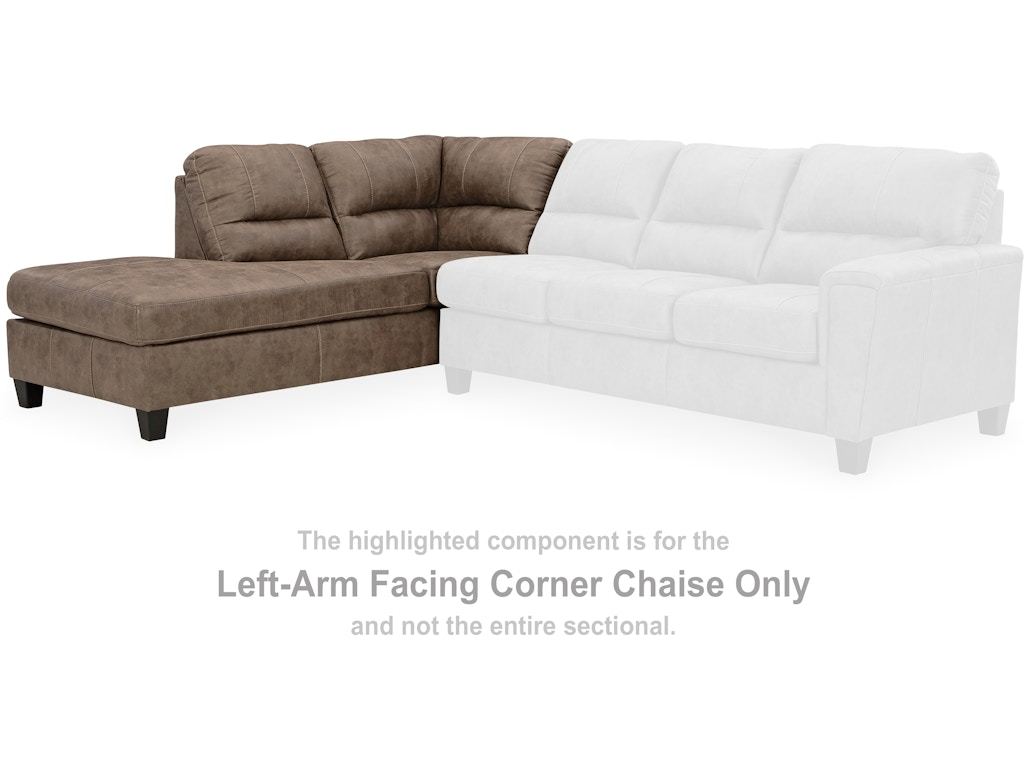 Navi Fossil Sectional LAF Corner Chaise