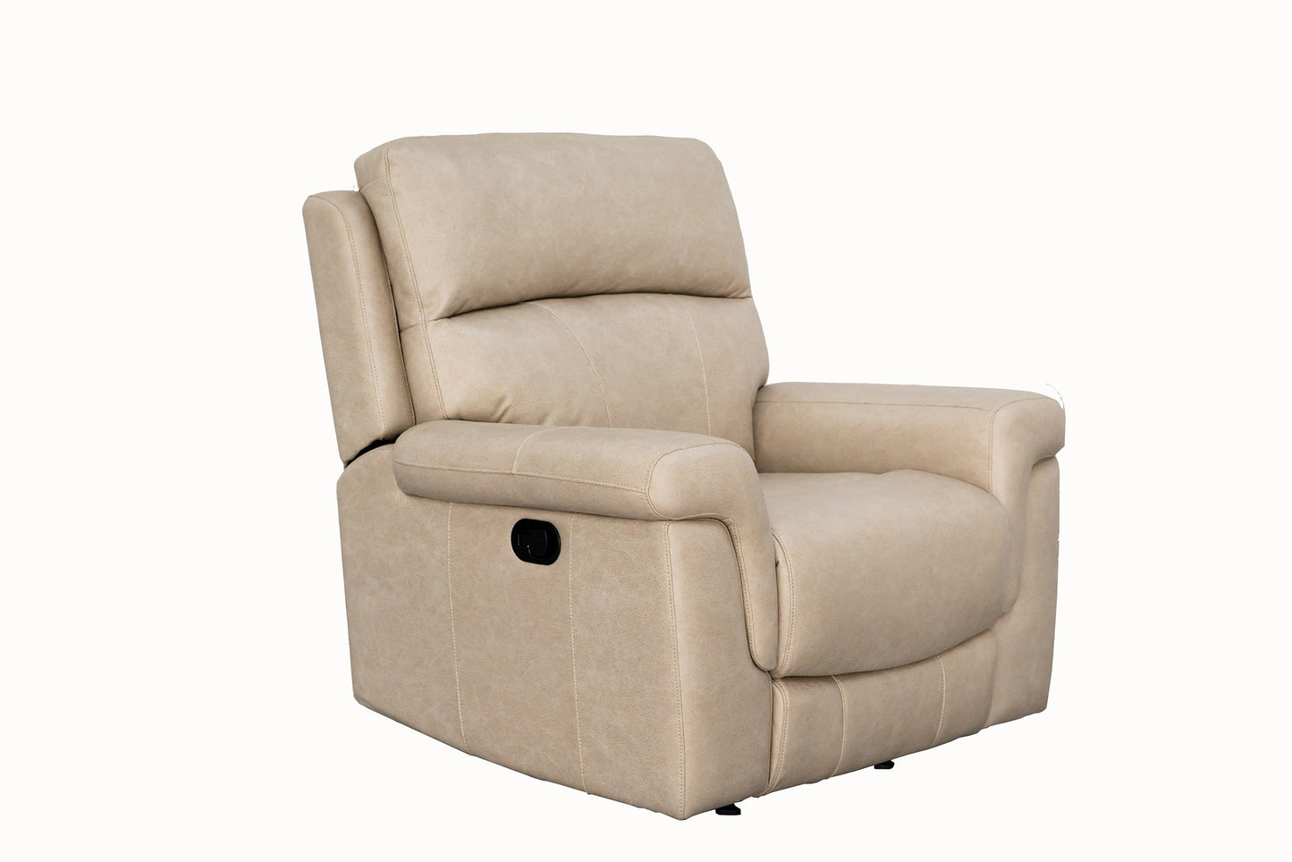 Lambeau Sand Dual Power Recliner w/ Popout Cup Holders (No Rock w/ Power)