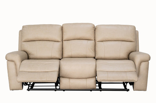 Lambeau Sand Power Sofa w/ Popout Cup Holders