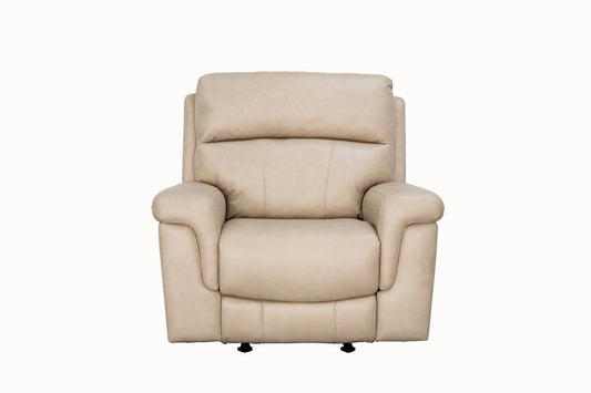 Lambeau Sand Power Recliner w/ Popout Cup Holders (No Rock w/ Power)
