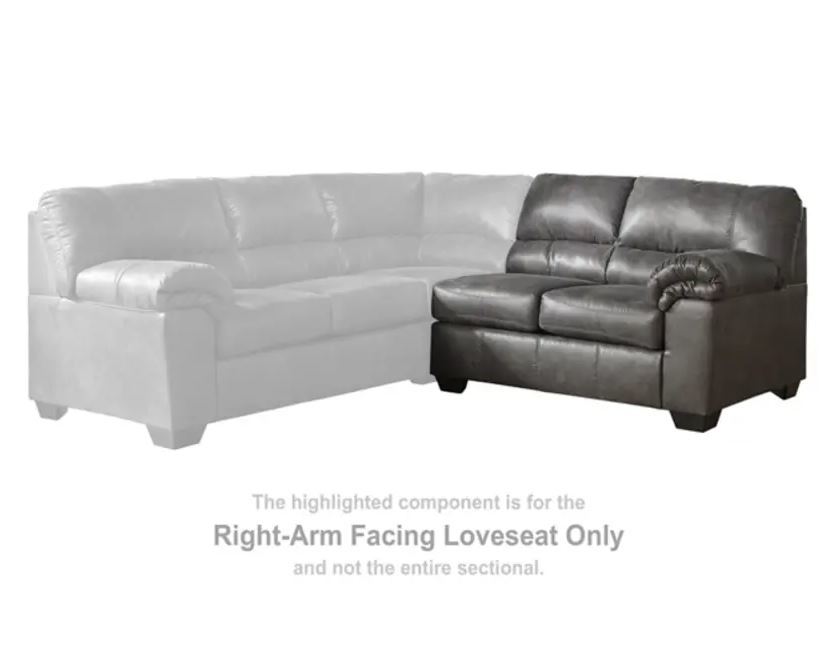 Bladen Slate Sectional RAF Loveseat