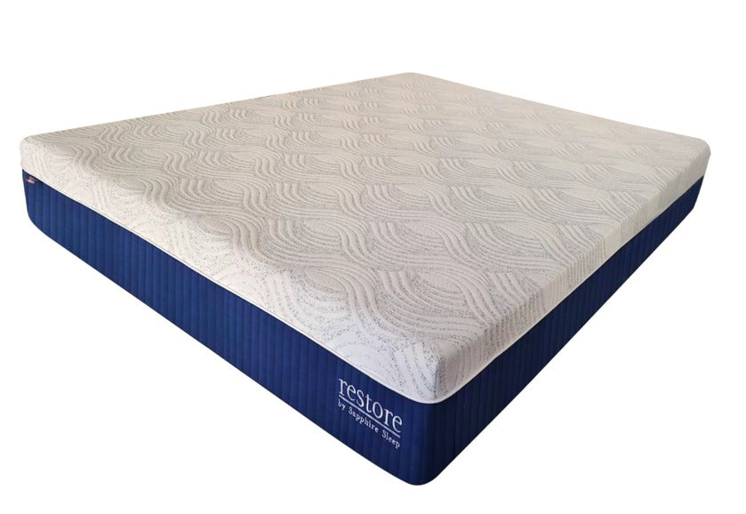 10in Gel Infused Hybrid Edge to Edge with Cooling Cover - Med Firm