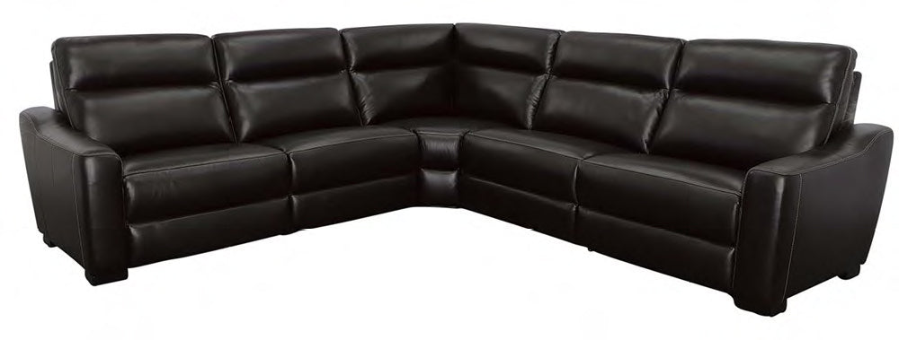 TRAVIS BLACKBERRY LEATHER DUAL POWER ARMELSS CHAIR (Closeout)