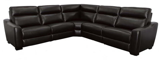 TRAVIS BLACKBERRY LEATHER ARMLESS CHAIR (Closeout)