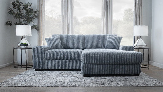 WREN GREY SOFA REVERSIBLE CHAISE