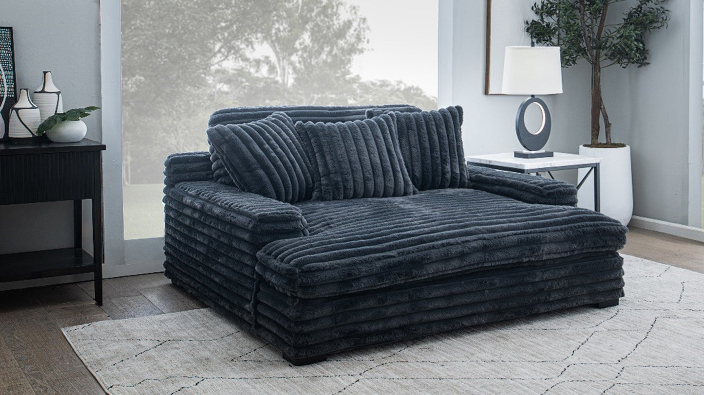 ALEX CHARCOAL 65 INCH CHAIR 1/2