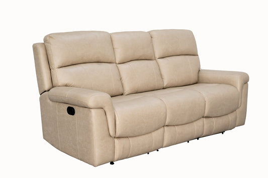 Lambeau Sand Sofa w/ Popout Cup Holders
