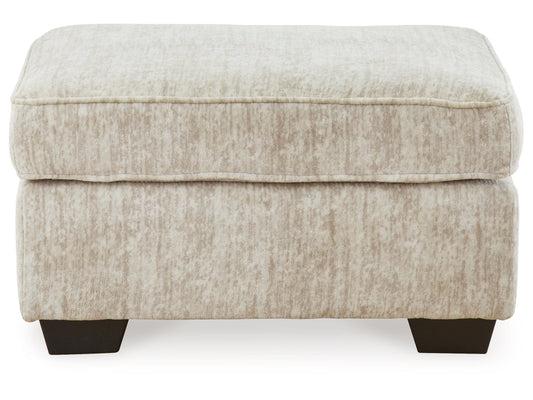 Lonoke Parchment Ottoman
