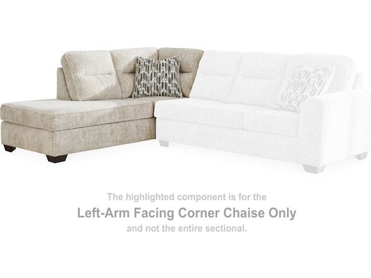 Lonoke Parchment (Sectional) LAF Corner Chaise