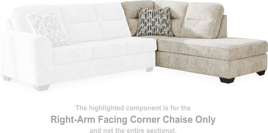 Lonoke Parchment (Sectional) RAF Corner Chaise
