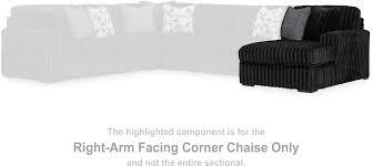 Midnight Madness Onyx (Sectional) RAF Corner Chaise