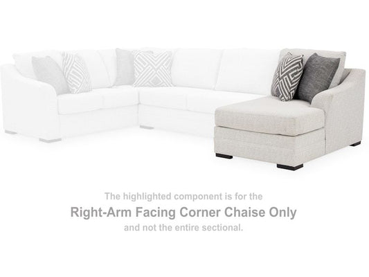 Koralynn Stone Nuvella (Sectional) RAF Corner Chaise