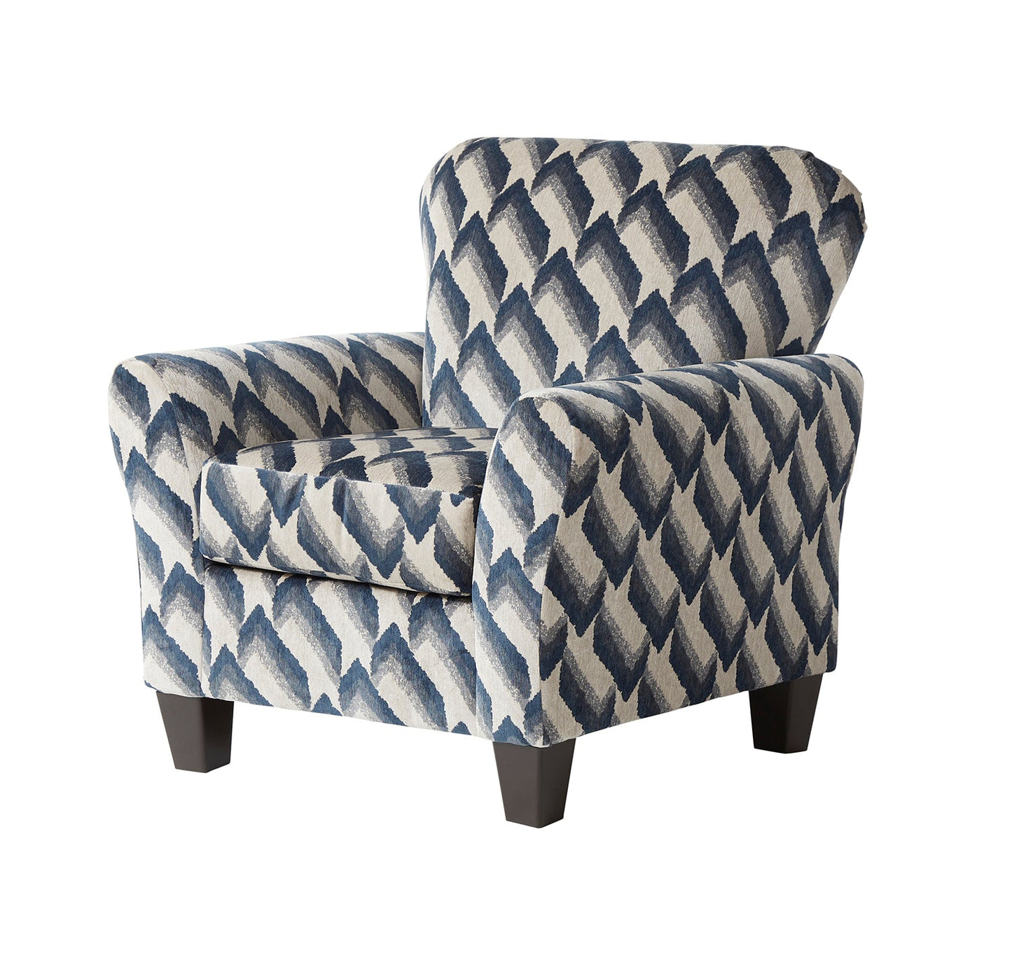 3010 - Checkmark Indigo Occasional Chair