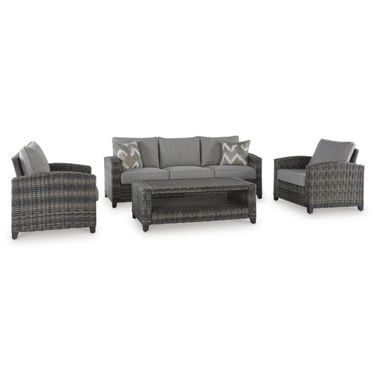 Oasis Court Sofa/Chairs/Table Set (4/CN)