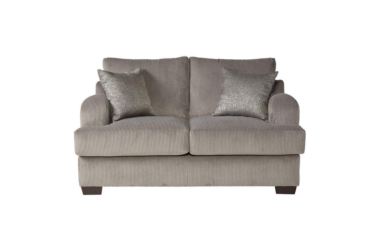 14100 - Rio Dove/Sequins Chrome LOVESEAT