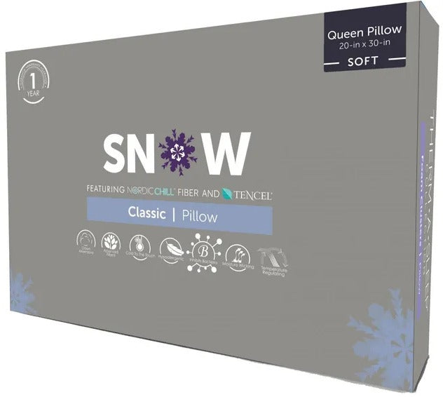 Therm-A-Sleep Snow Classic Queen Pillow